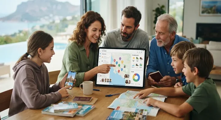 Collaborative Online Trip Planner App for Family Vacations and Group Travel
